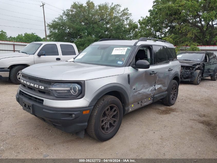 2021 Ford Bronco Sport Big Bend VIN: 3FMCR9B67MRA95313 Lot: 39232772