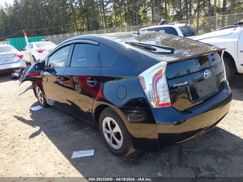 2014 Toyota Prius Three VIN: JTDKN3DU2E1833485 Lot: 39232800