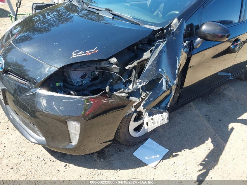 2014 Toyota Prius Three VIN: JTDKN3DU2E1833485 Lot: 39232800