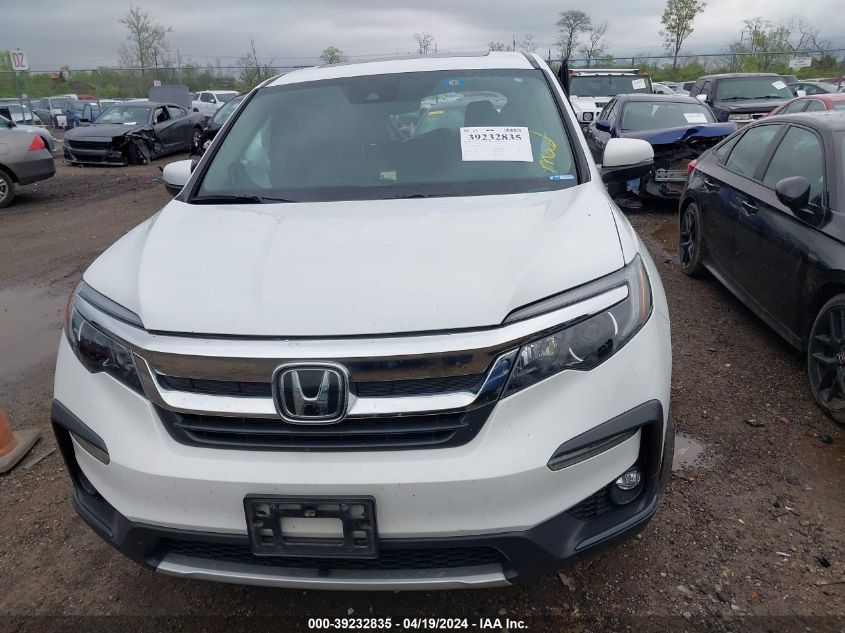 2021 Honda Pilot Awd Ex-L VIN: 5FNYF6H54MB068328 Lot: 39232835