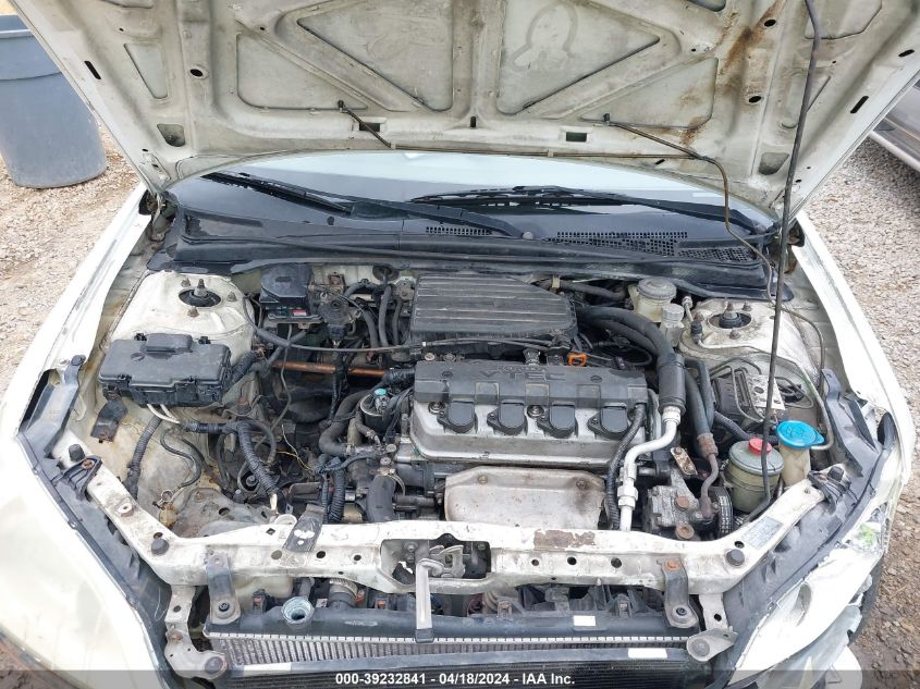 2004 Honda Civic Ex VIN: 2HGES267X4H514697 Lot: 39232841