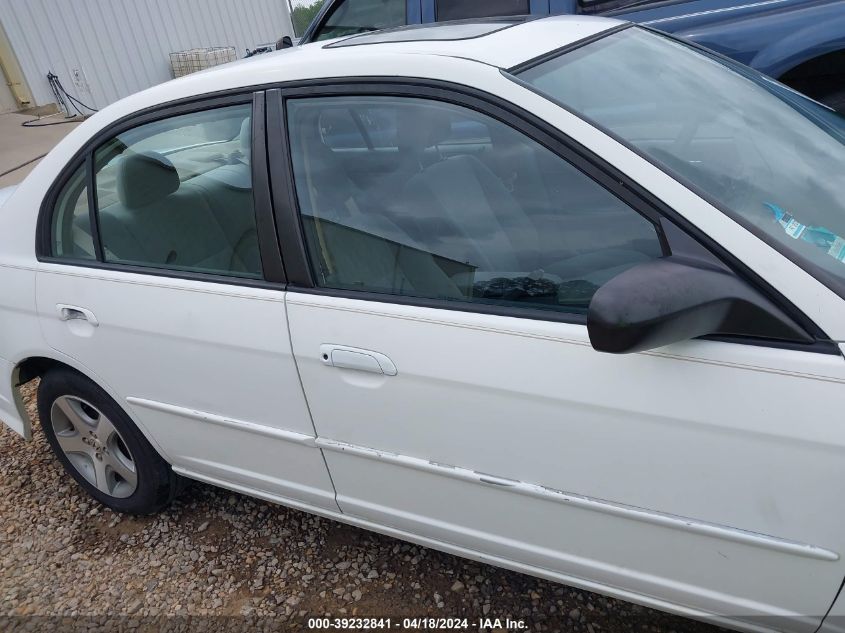 2004 Honda Civic Ex VIN: 2HGES267X4H514697 Lot: 39232841