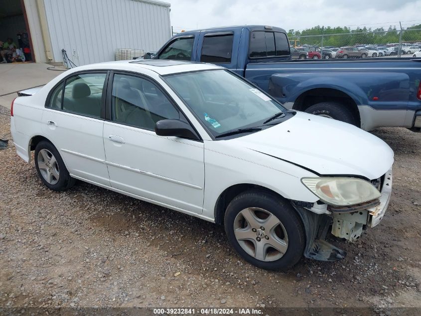 2004 Honda Civic Ex VIN: 2HGES267X4H514697 Lot: 39232841