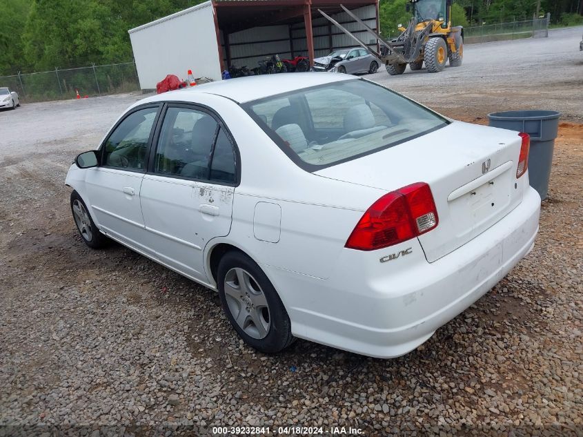 2004 Honda Civic Ex VIN: 2HGES267X4H514697 Lot: 39232841