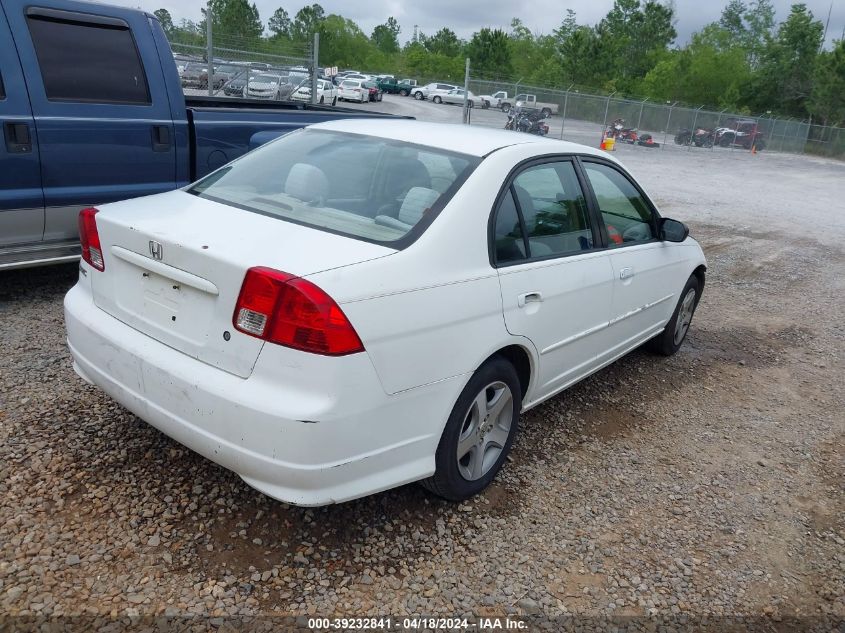 2004 Honda Civic Ex VIN: 2HGES267X4H514697 Lot: 39232841