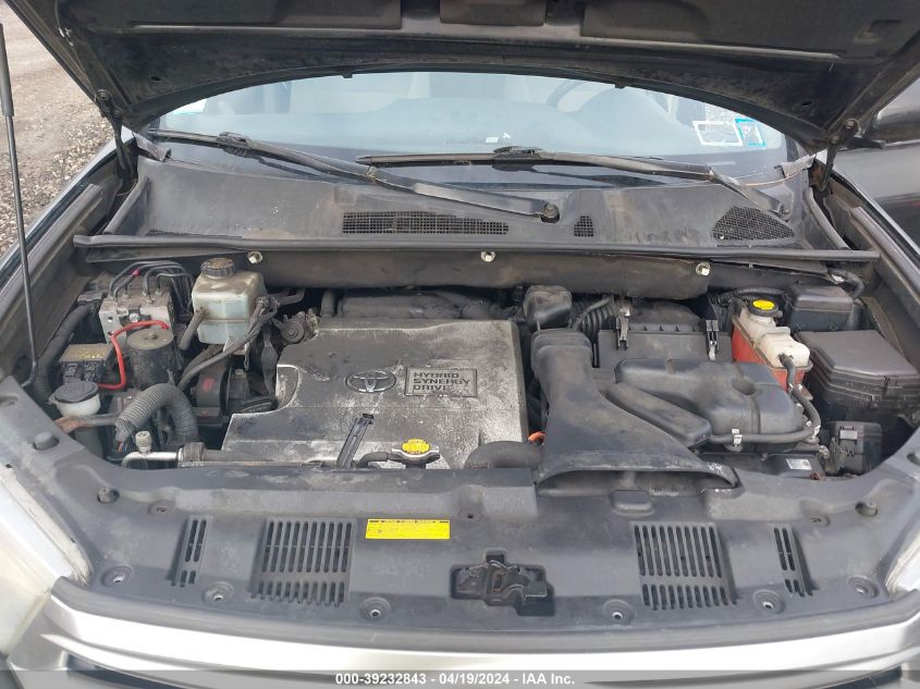 2012 Toyota Highlander Hybrid Base V6 VIN: JTEBC3EH1C2010086 Lot: 39232843