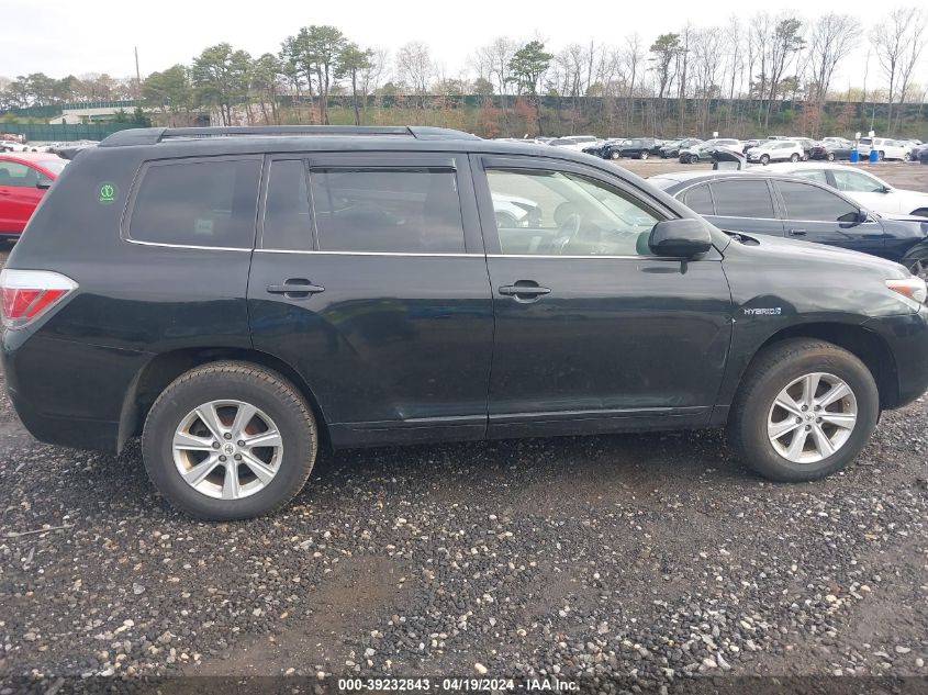 2012 Toyota Highlander Hybrid Base V6 VIN: JTEBC3EH1C2010086 Lot: 39232843