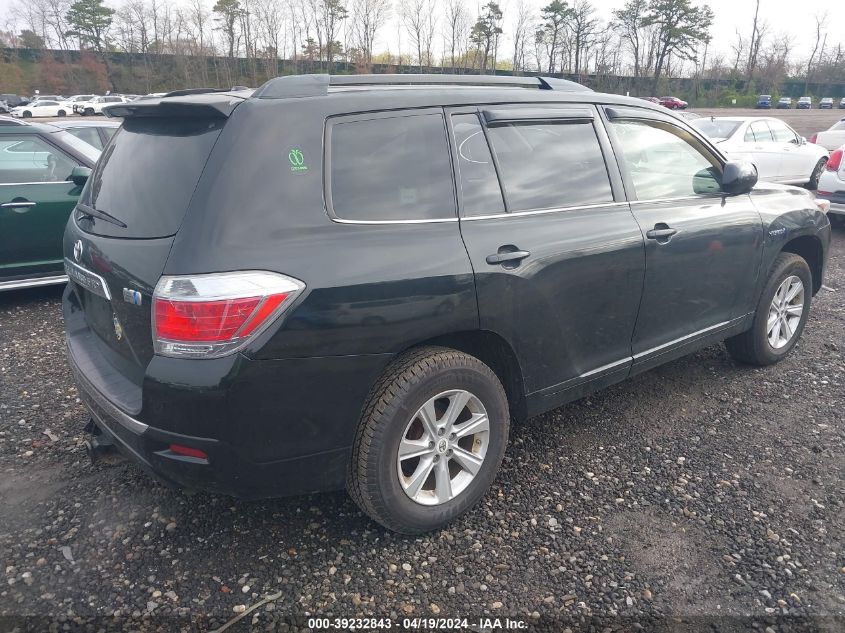 2012 Toyota Highlander Hybrid Base V6 VIN: JTEBC3EH1C2010086 Lot: 39232843