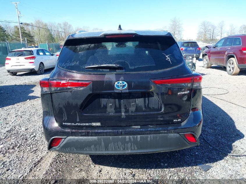 2022 Toyota Highlander Hybrid Xle VIN: 5TDGBRCH0NS077647 Lot: 39232880