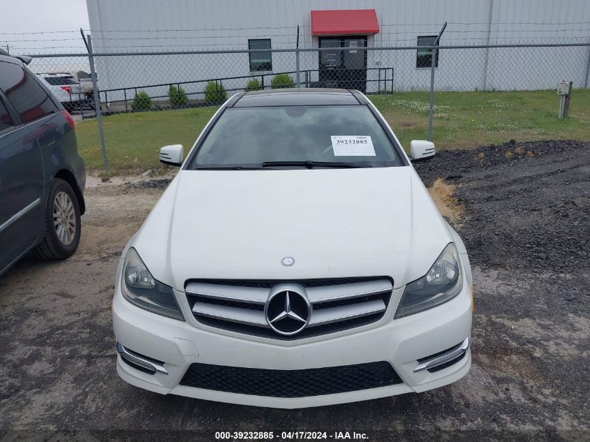 WDDGJ4HB4CF852982 | 2012 MERCEDES-BENZ C 250