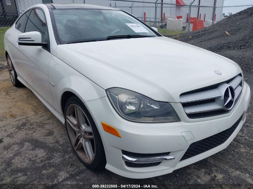 WDDGJ4HB4CF852982 | 2012 MERCEDES-BENZ C 250