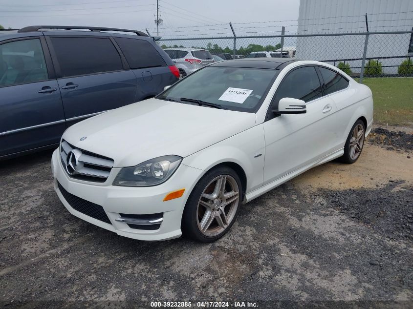 WDDGJ4HB4CF852982 | 2012 MERCEDES-BENZ C 250