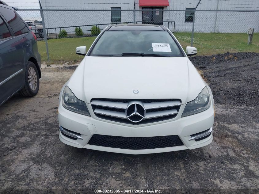 WDDGJ4HB4CF852982 | 2012 MERCEDES-BENZ C 250