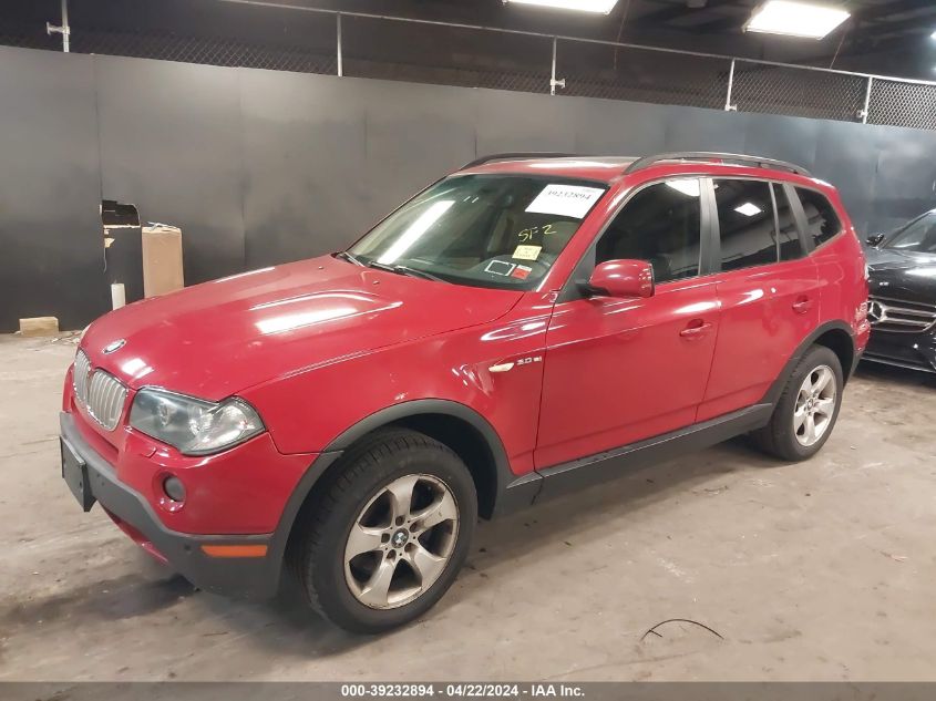 2007 BMW X3 3.0Si VIN: WBXPC93487WF00557 Lot: 46678324