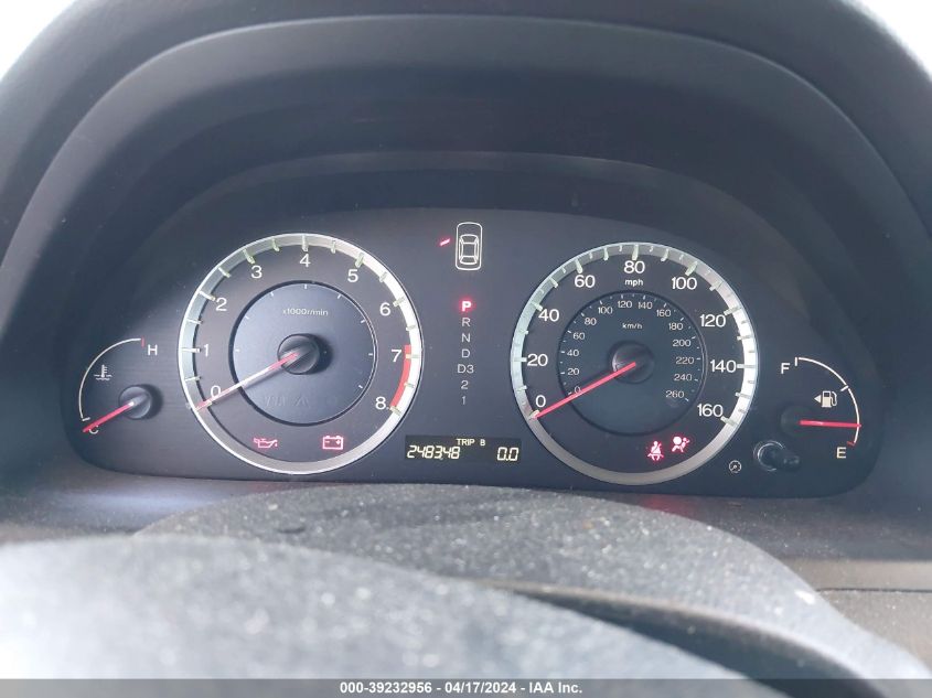 2009 Honda Accord 2.4 Lx VIN: 1HGCP26399A178245 Lot: 39232956