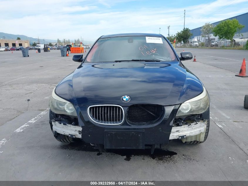 2008 BMW 550I VIN: WBANW53568CT55187 Lot: 39232958