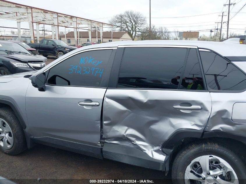 2022 Toyota Rav4 Le VIN: 2T3F1RFVXNC309106 Lot: 39232974