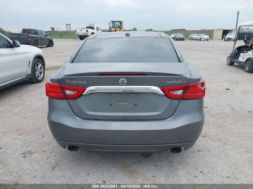 2017 Nissan Maxima 3.5 Platinum VIN: 1N4AA6AP9HC413745 Lot: 39232981