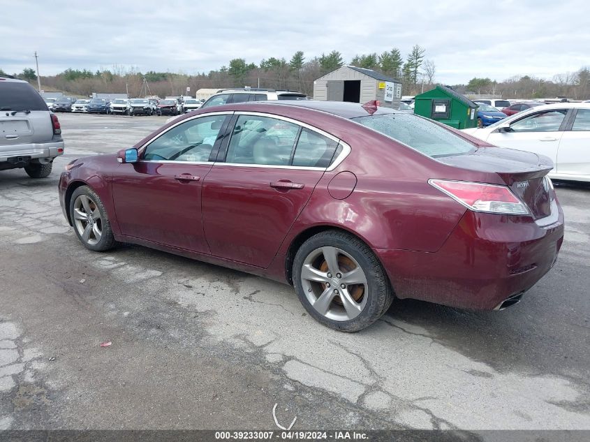 2012 Acura Tl 3.7 VIN: 19UUA9F55CA005149 Lot: 39233007