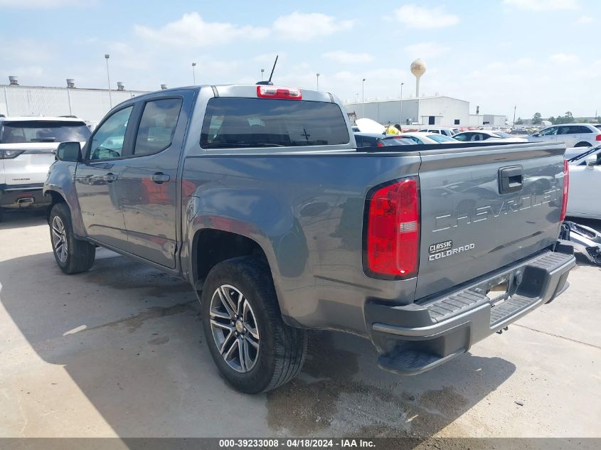 2022 Chevrolet Colorado 2Wd Short Box Wt VIN: 1GCGSBEA1N1284679 Lot: 39233008