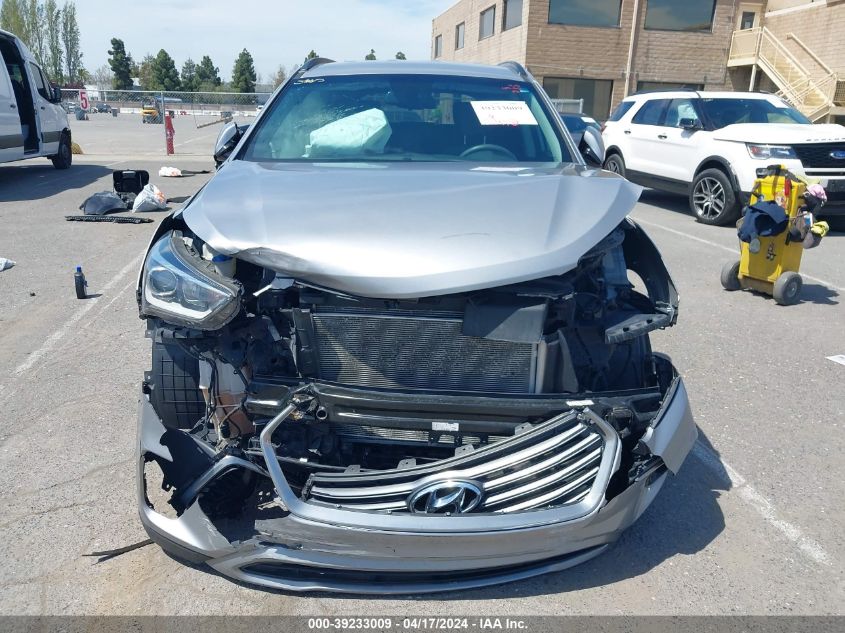 2017 Hyundai Santa Fe Se VIN: KM8SMDHF9HU213428 Lot: 39233009