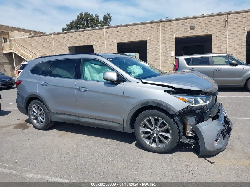 2017 Hyundai Santa Fe Se VIN: KM8SMDHF9HU213428 Lot: 39233009