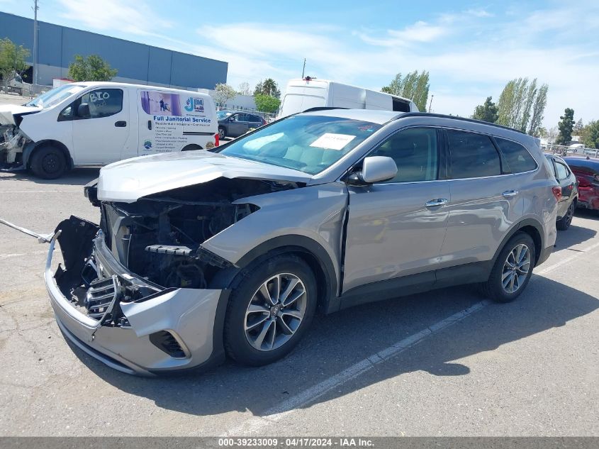 2017 Hyundai Santa Fe Se VIN: KM8SMDHF9HU213428 Lot: 39233009