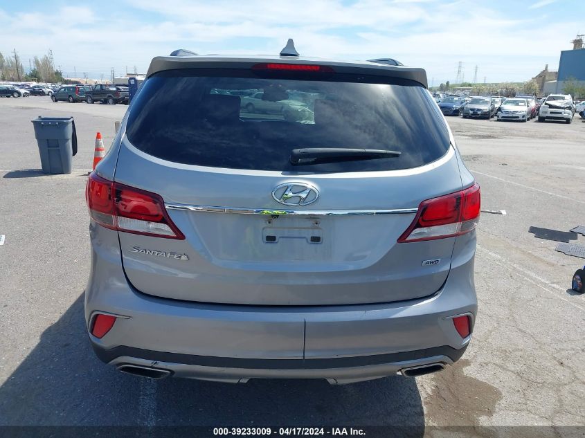 2017 Hyundai Santa Fe Se VIN: KM8SMDHF9HU213428 Lot: 39233009