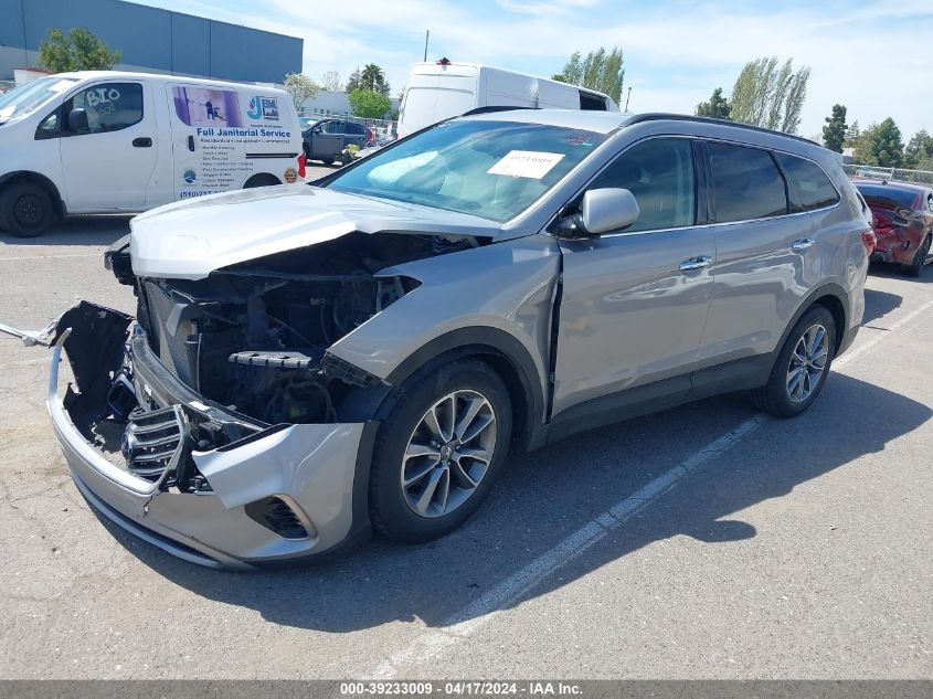 2017 Hyundai Santa Fe Se VIN: KM8SMDHF9HU213428 Lot: 39233009