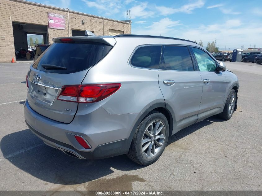 2017 Hyundai Santa Fe Se VIN: KM8SMDHF9HU213428 Lot: 39233009