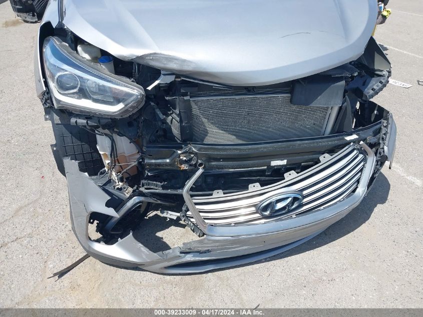 2017 Hyundai Santa Fe Se VIN: KM8SMDHF9HU213428 Lot: 39233009