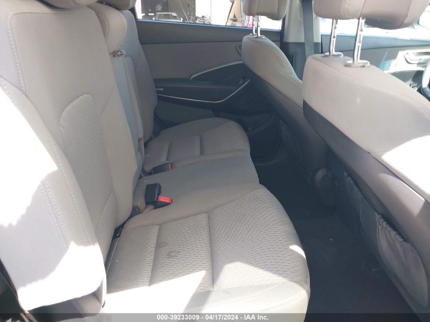 2017 Hyundai Santa Fe Se VIN: KM8SMDHF9HU213428 Lot: 39233009