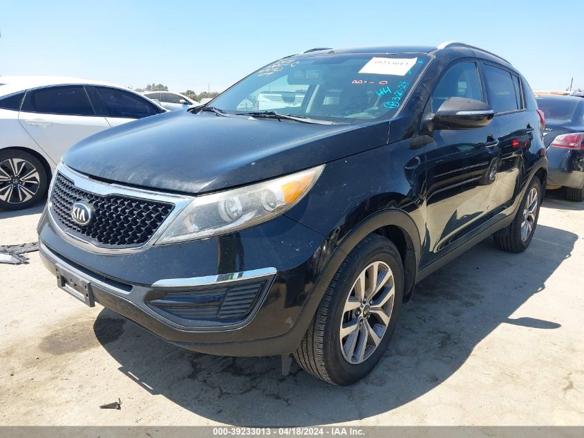 2015 Kia Sportage Lx VIN: KNDPB3AC7F7786110 Lot: 39233013