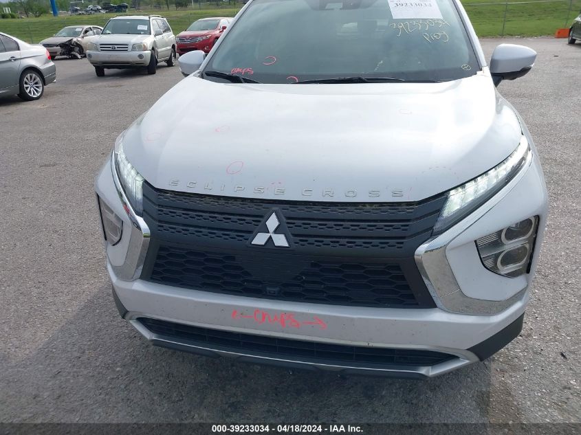 2022 Mitsubishi Eclipse Cross Se S-Awc/Se Special Edition S-Awc/Sel S-Awc/Sel Special Edition S-Awc VIN: JA4ATWAA3NZ057604 Lot: 39233034