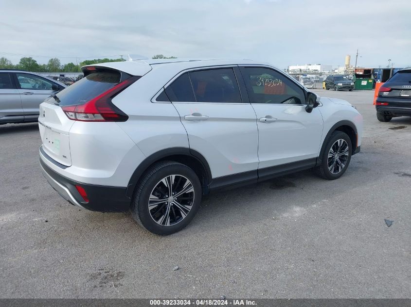 2022 Mitsubishi Eclipse Cross Se S-Awc/Se Special Edition S-Awc/Sel S-Awc/Sel Special Edition S-Awc VIN: JA4ATWAA3NZ057604 Lot: 39233034