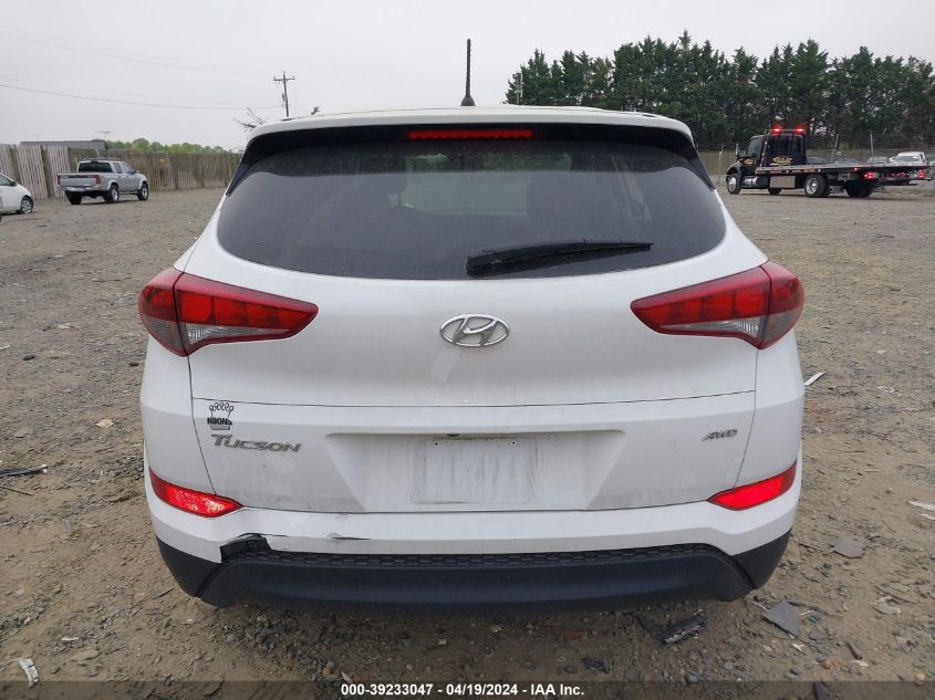 2018 Hyundai Tucson Se VIN: KM8J2CA48JU832502 Lot: 39233047