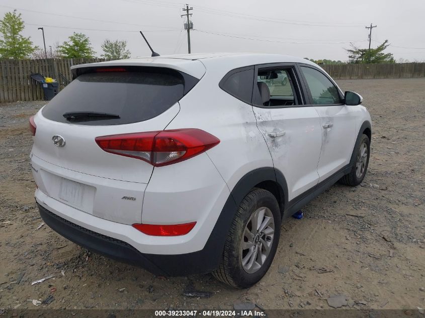 2018 Hyundai Tucson Se VIN: KM8J2CA48JU832502 Lot: 39233047