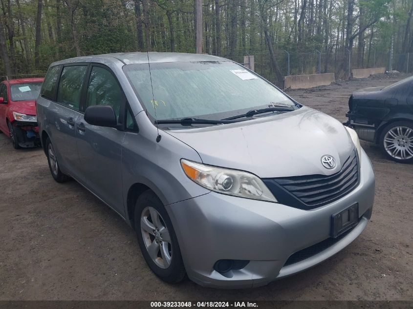 2012 Toyota Sienna Base V6 7 Passenger VIN: 5TDZK3DC1CS182901 Lot: 39233048