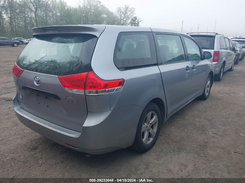 2012 Toyota Sienna Base V6 7 Passenger VIN: 5TDZK3DC1CS182901 Lot: 39233048