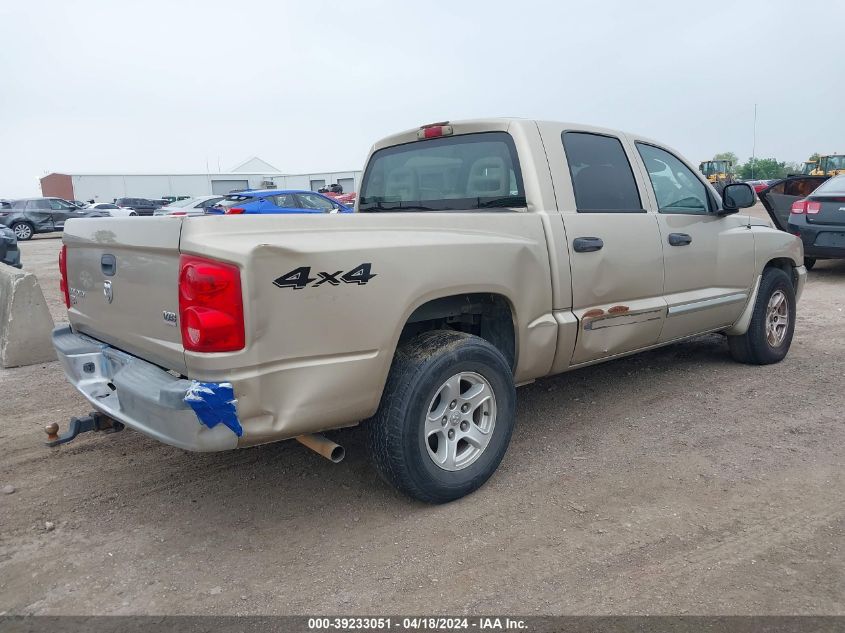 2005 Dodge Dakota Laramie VIN: 1D7HW58N75S128140 Lot: 39233051