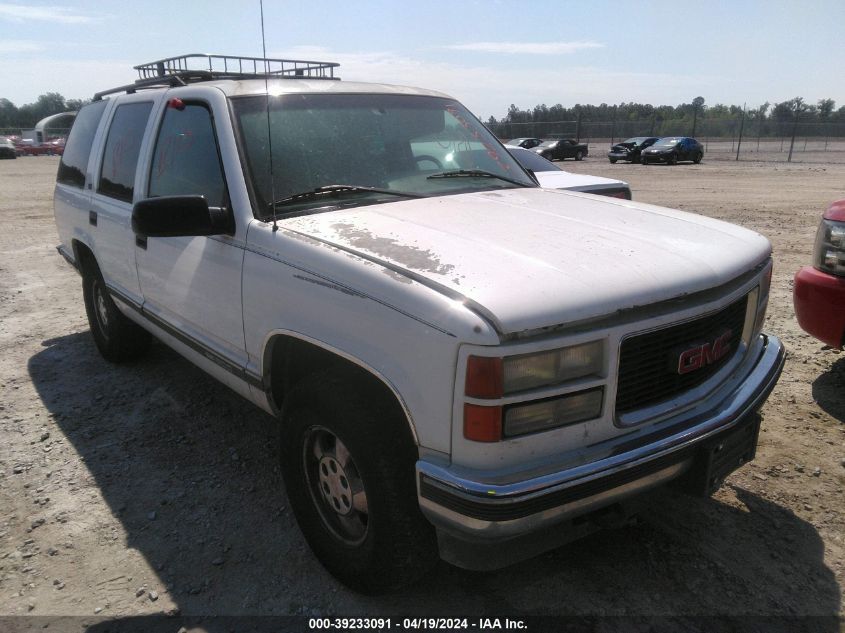 1996 GMC Yukon VIN: 1GKEK13R5TJ752554 Lot: 39233091