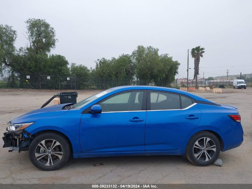 2022 Nissan Sentra Sv Xtronic Cvt VIN: 3N1AB8CV8NY321062 Lot: 39233132