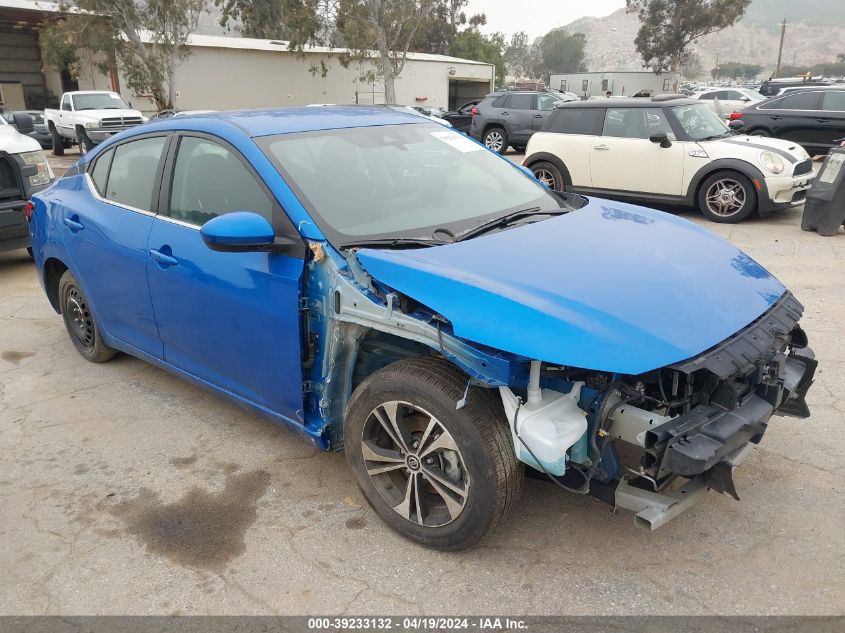 2022 Nissan Sentra Sv Xtronic Cvt VIN: 3N1AB8CV8NY321062 Lot: 39233132