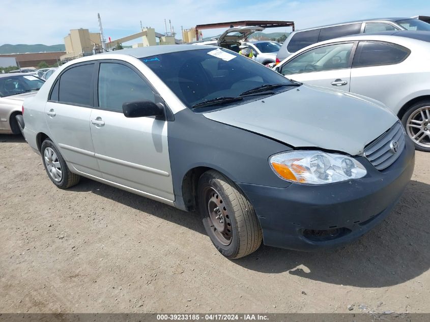 2003 Toyota Corolla Le VIN: JTDBR32E730008397 Lot: 39233185