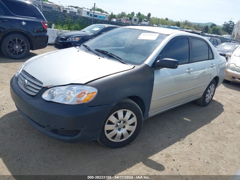 2003 Toyota Corolla Le VIN: JTDBR32E730008397 Lot: 39233185