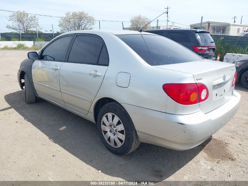 2003 Toyota Corolla Le VIN: JTDBR32E730008397 Lot: 39233185