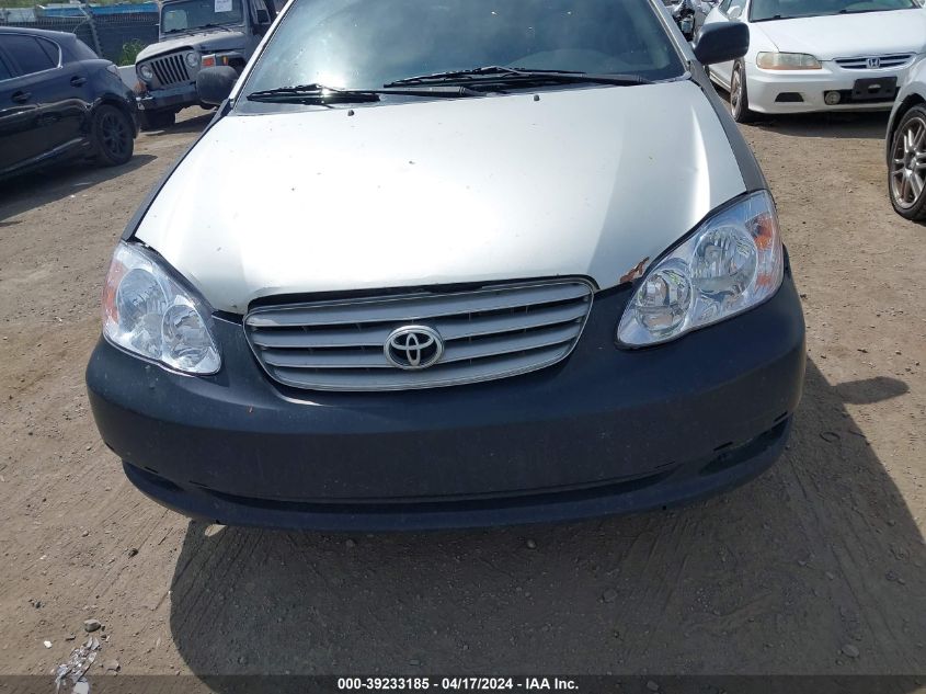 2003 Toyota Corolla Le VIN: JTDBR32E730008397 Lot: 39233185