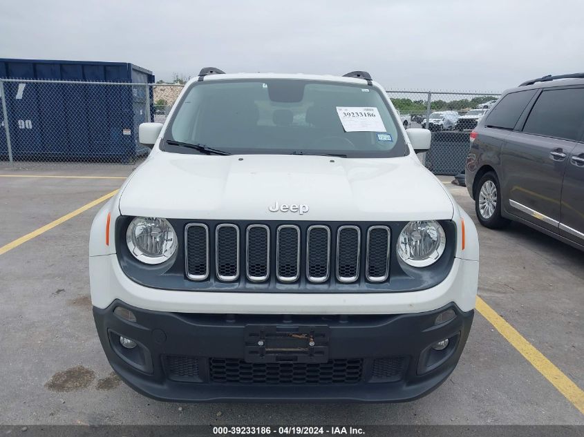 2016 Jeep Renegade Latitude VIN: ZACCJABTXGPE26824 Lot: 39233186