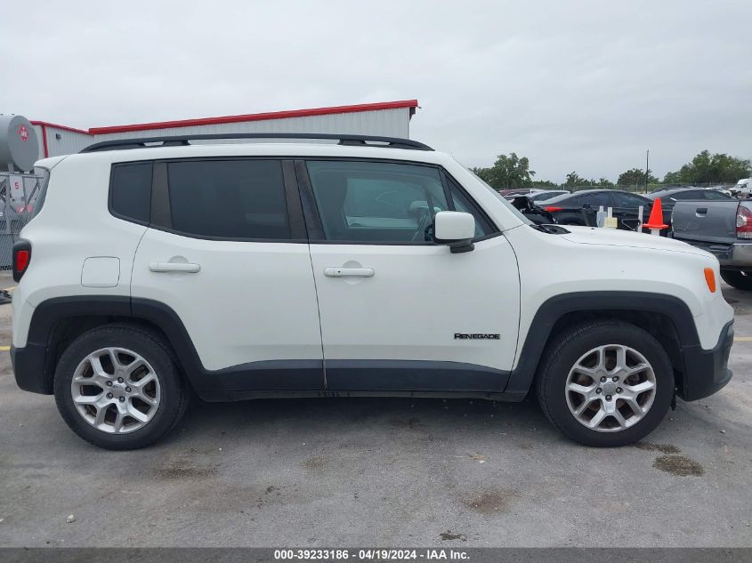2016 Jeep Renegade Latitude VIN: ZACCJABTXGPE26824 Lot: 39233186