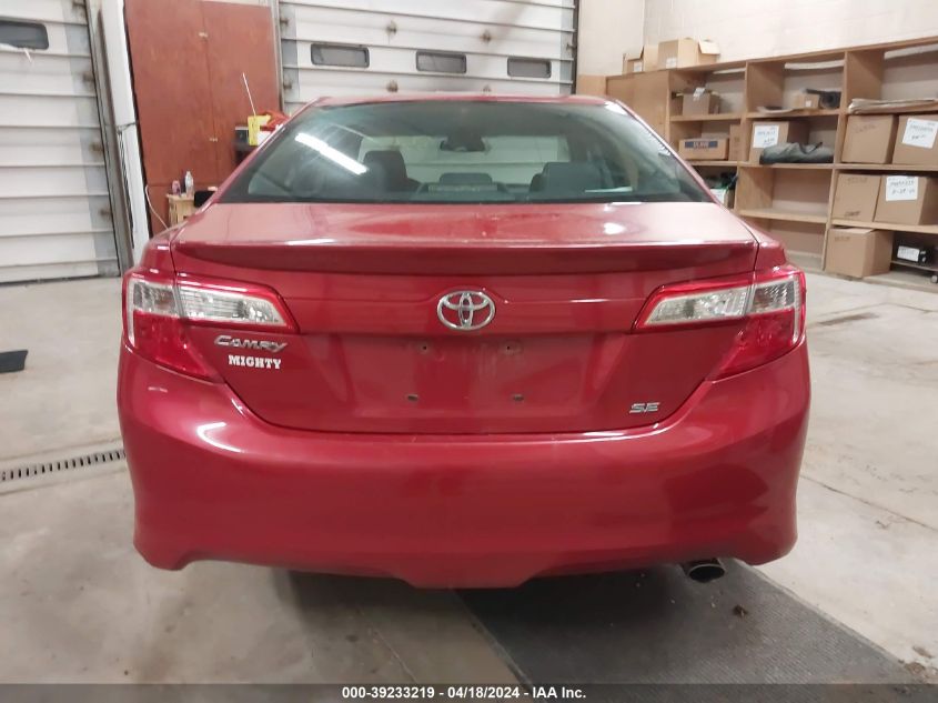 2012 Toyota Camry Se VIN: 4T1BF1FK7CU606569 Lot: 39233219